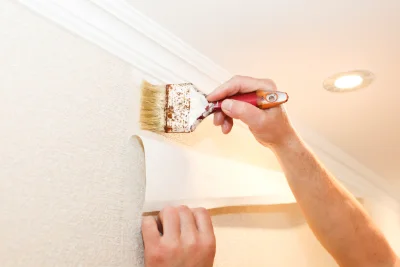 Pose de papier peint à Guéthary — revêtements muraux et toiles de verre